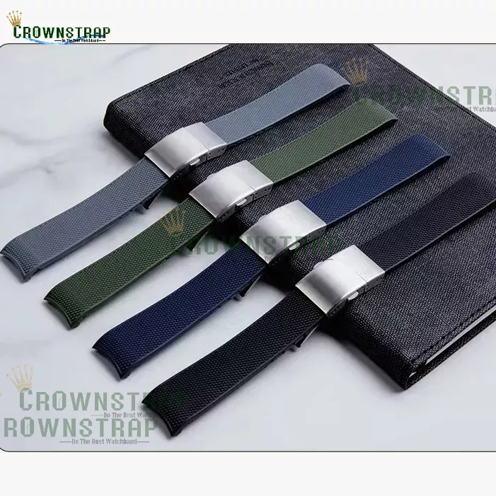 Thích hợp cho dây đeo silicone Longines Dây đeo 21mm Dây đeo đồng hồ lặn bóng ma Concas L3 781