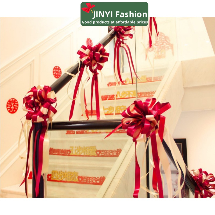 1 Dây Ruy Băng Thắt Nơ Hoa Trang Trí Nhà Cửa/Xe Hơi/Tải Làm Quà Tặng DIY