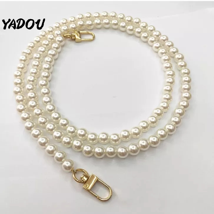 Chuỗi dây ngọc trai YADOU 10mm dùng trang trí túi xách độc đáo và sang trọng
