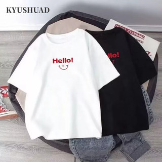 Kyushuad Áo Thun Tay Lửng Cổ Tròn Thời Trang Mùa Xuân Dành Cho Nam