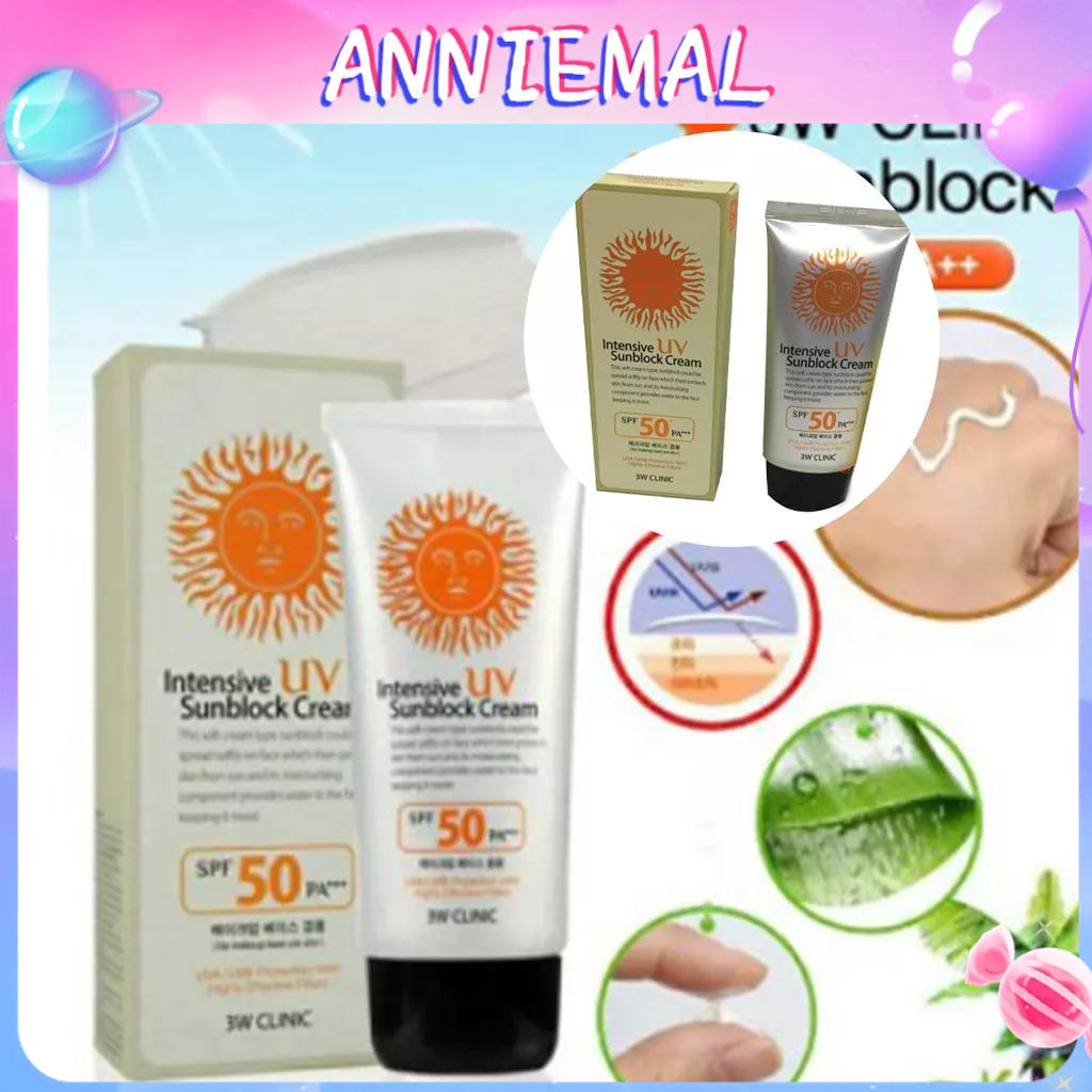ANNIEMAL 70Ml Kem Chống Nắng Dưỡng Ẩm Tia UV Làm Mới Cảm Giác Không Thấm Nước Cho Du Lịch Hàng Ngày