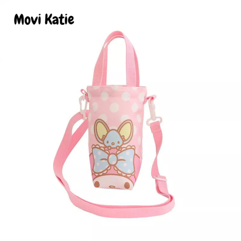 Movi Katie Bộ Bình Nước Giữ Nhiệt Có Nắp Đậy Bảo Vệ In Họa Tiết Hoạt Hình Dễ Thương Cho Bé Gái