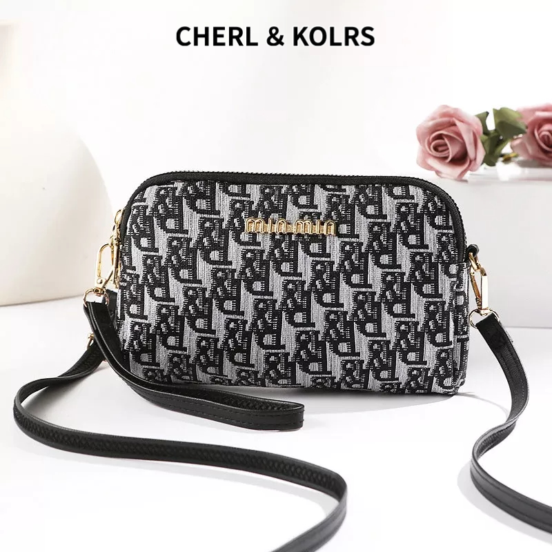 Túi xách đeo chéo CHERLKOLRS Ck cỡ mini thời trang cho nữ