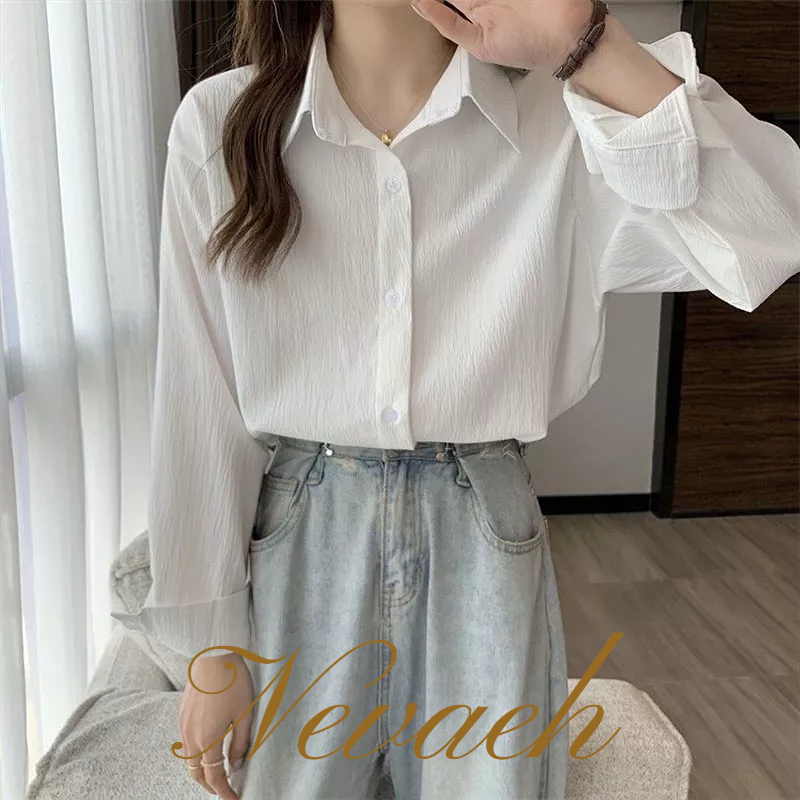 Áo Sơ Mi Dài Tay Chống Nắng Thời Trang Hàn Quốc Cho Nữ