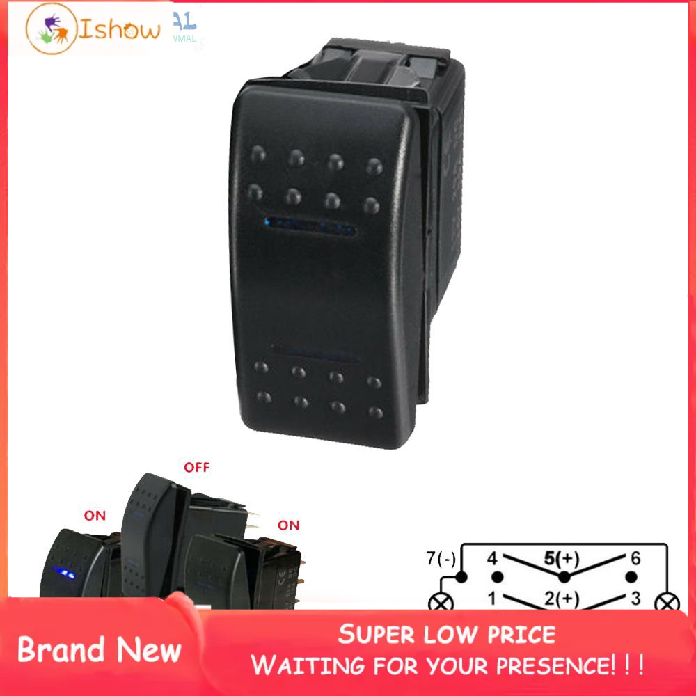 Công tắc bật/ tắt 660030 12/24v 7pin cho xe hơi/ xe tải/ tàu thuyền chất lượng cao
