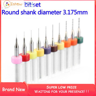 Set 10 Mũi Khoan Mini 0.1-1mm Chất Lượng Cao