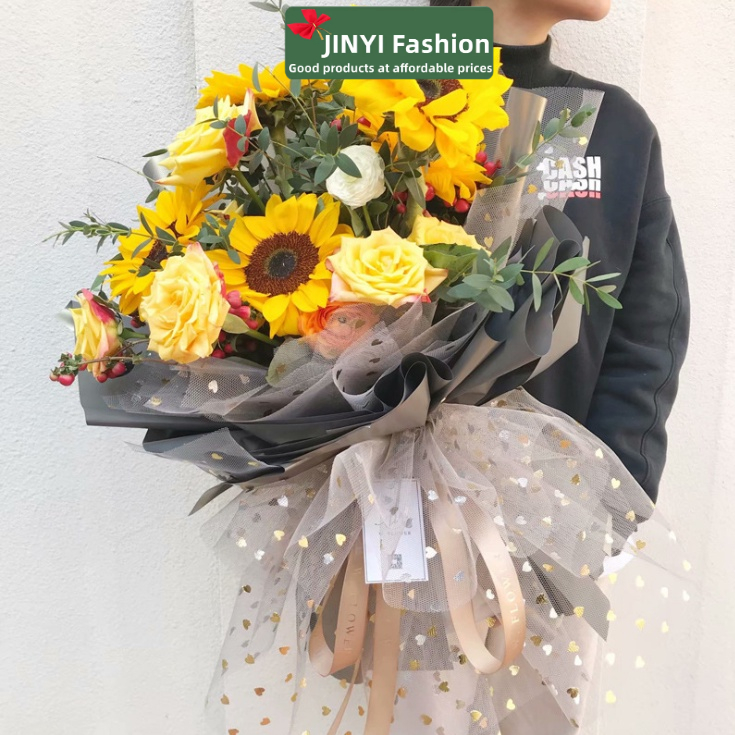 Cuộn Vải Lưới Quấn Hoa Trang Trí Tiệc Giáng Sinh/Sinh Nhật/Tiệc Cưới 70Cm*50cm