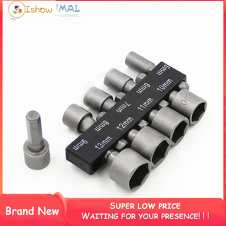 Bộ 9 đầu tuýp vặn ốc lục giác 1 / 4 dài 5mm đến 13mm