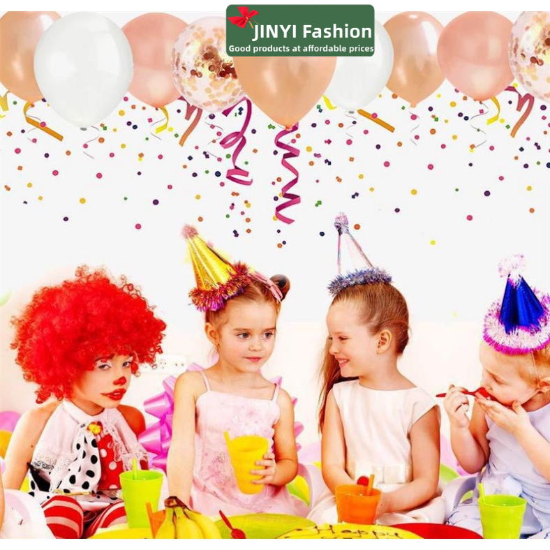 Bộ 10 Bong Bóng Trong Suốt Đính Kim Sa Dùng Trang Trí Tiệc Sinh Nhật/ Đám Cưới