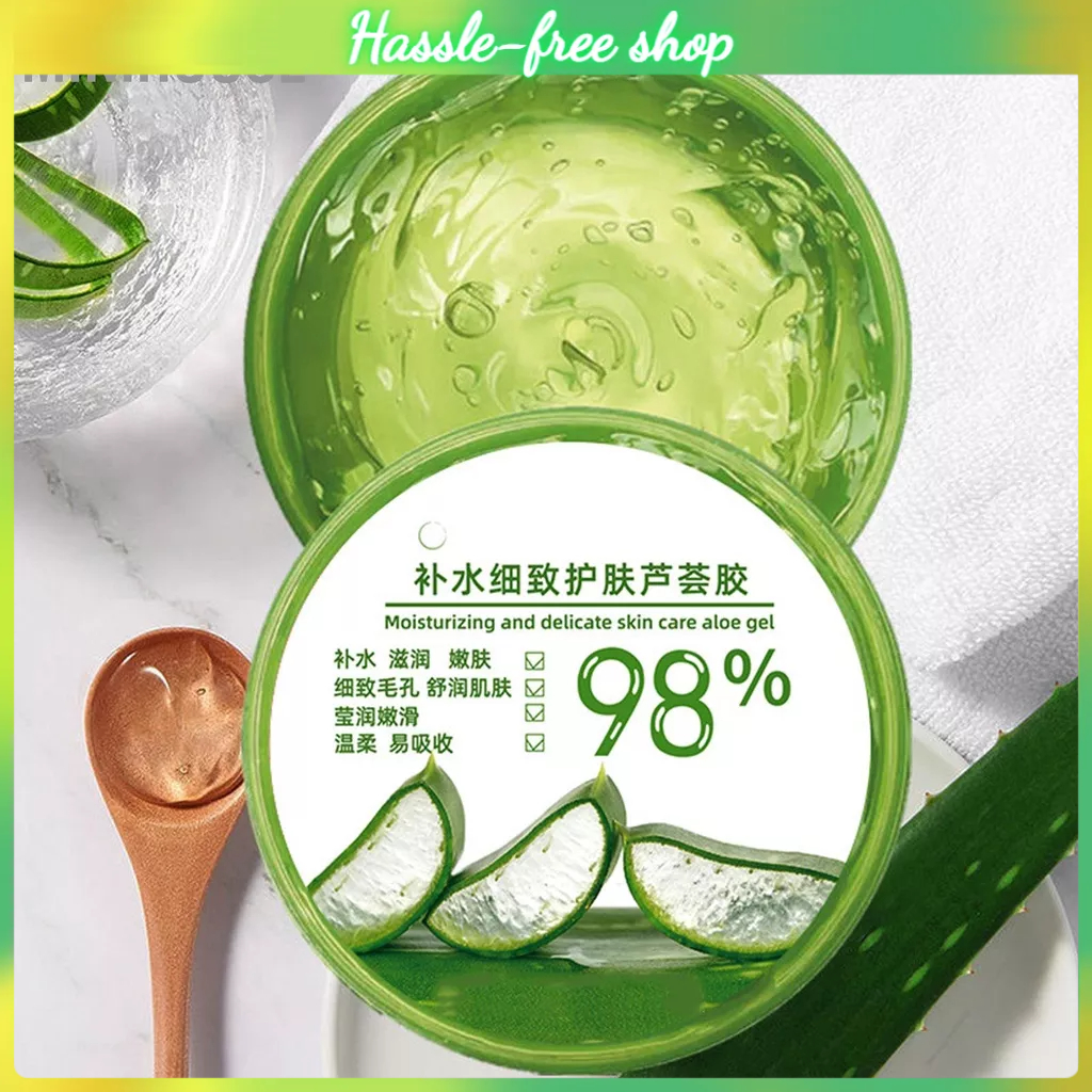 Aloe Vera Gel Dưỡng Ẩm Dưỡng Ẩm Sau Khi Đi Nắng Sửa Chữa Gel Dưỡng Da Chăm Sóc Da 300g