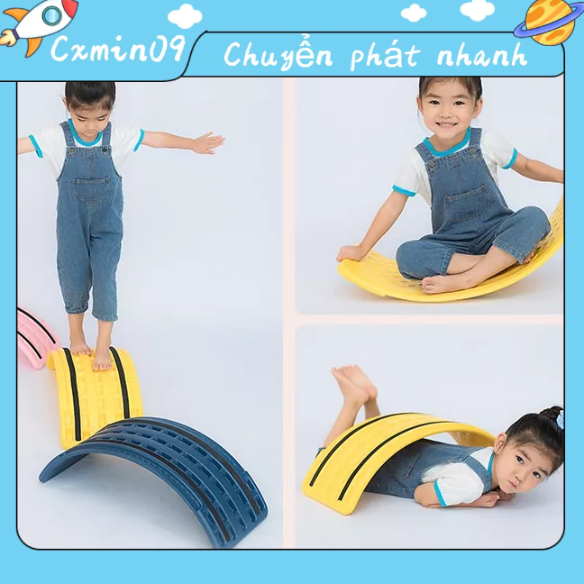 Ván thăng bằng, Ván bập bênh, Bảng cân bằng bập bênh nhựa cho trẻ mới biết đi Thanh thiếu niên đào tạo thăng Cxmin09