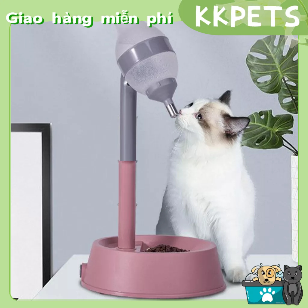Bình nước uống tự động cho chó mèo , bình nước cho thỏ , Bát ăn cho Chó Mèo cấp nước tự động KKPETS