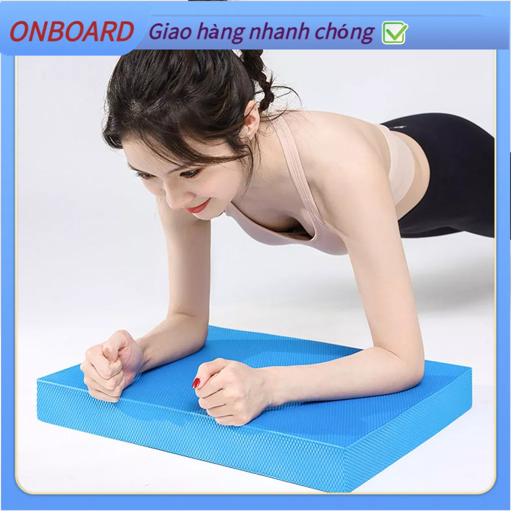 THẢM TẬP YOGA, Thảm tập yoga , thảm tập gym chống trượt, TPE Cân Bằng Đào Tạo Bọt Pad Hỗ Trợ Phẳng Đệm Mềm Tập Thể Dục Phục Hồi Cao Thảm Yoga OnBoard A.