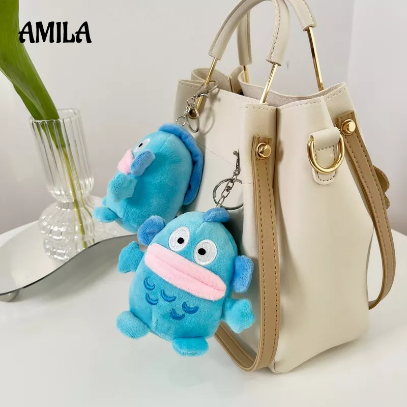 AMILA  Móc Khóa Hình Cá Nhồi Bông Đáng Yêu