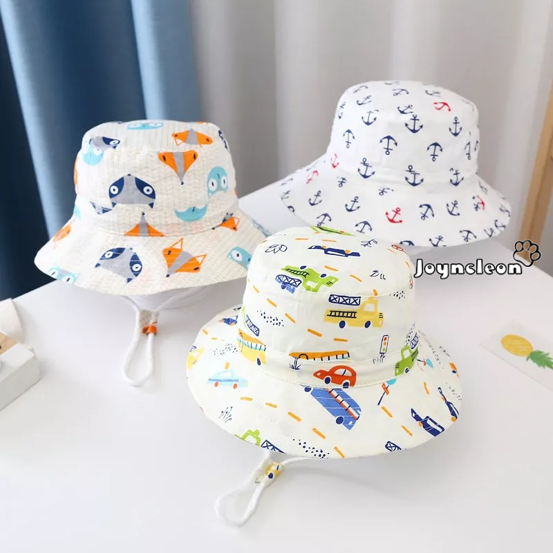 JOYNCLEON Joyncleon Mũ Tai Bèo Mỏng Chống Nắng Có Vành Rộng Thời Trang Xuân Thu Cho Bé Trai Và Gái