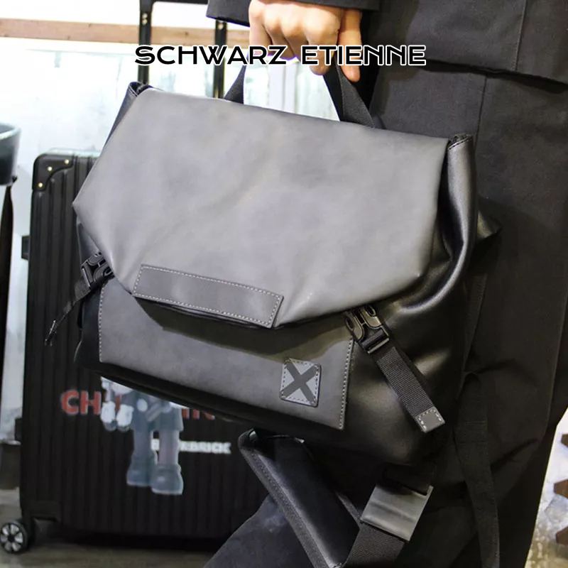 Túi Đeo Chéo Vai Bằng Da Sức Chứa Lớn Dành Cho Nam SCHWARZ ETIENNE