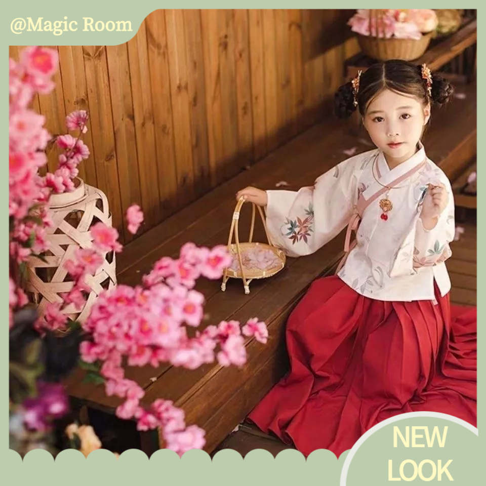 Babyfair. Bộ Hán Phục Phong Cách Trung Hoa Cổ Điển Cho Bé Gái