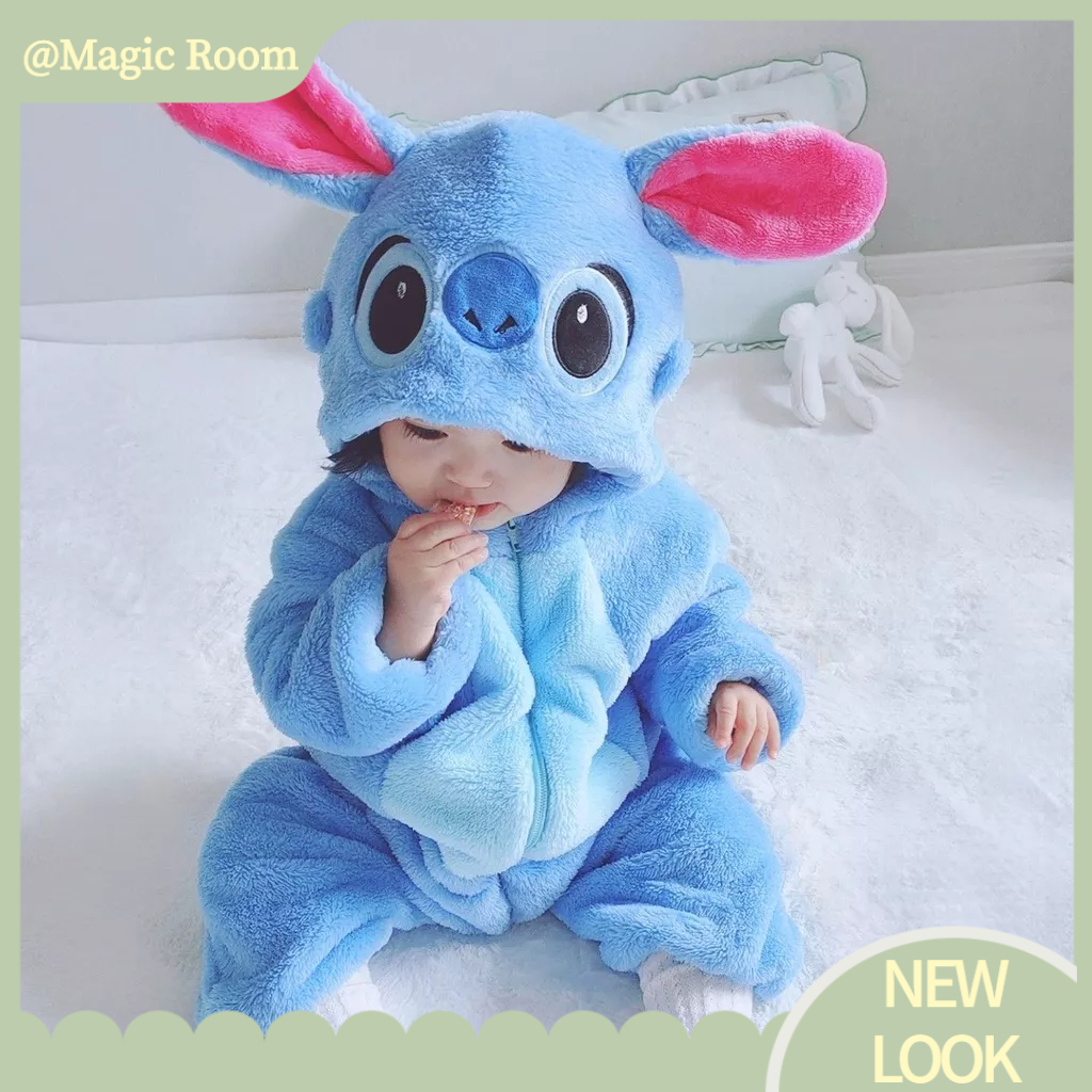 Babyfair. Bộ Áo Liền Quần Kiểu Hình Động Vật Dễ Thương Cho Bé