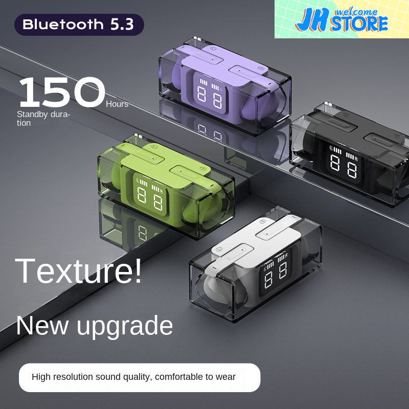 Tai Nghe bluetooth Essager E90 TWS5.3 chip Với mic AAC / SBC hifi Và Phụ Kiện