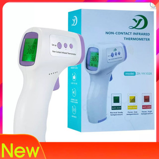 Nhiệt Kế Hồng Ngoại Kỹ Thuật Số Đo Trán Màn Hình LCD Cầm Tay Không Cần Chạm 3 Chế Độ Màu