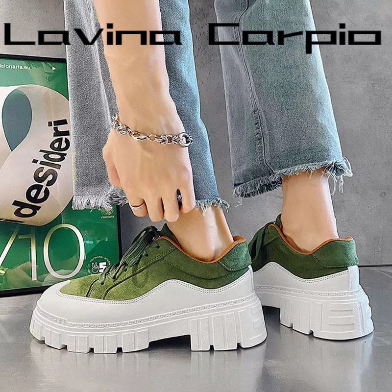 Giày Lavina Carpio Đế Phẳng Thoải Mái Phong Cách Mới Cho Nam