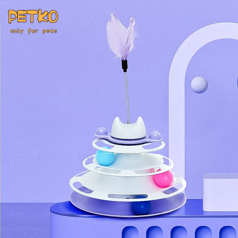 Đồ Chơi Thử Mèo Tự Động Có Thể Xoay Vòng Tiện Dụng