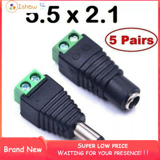 10 đầu nối dc đực cái 12v cho dây cáp cctv