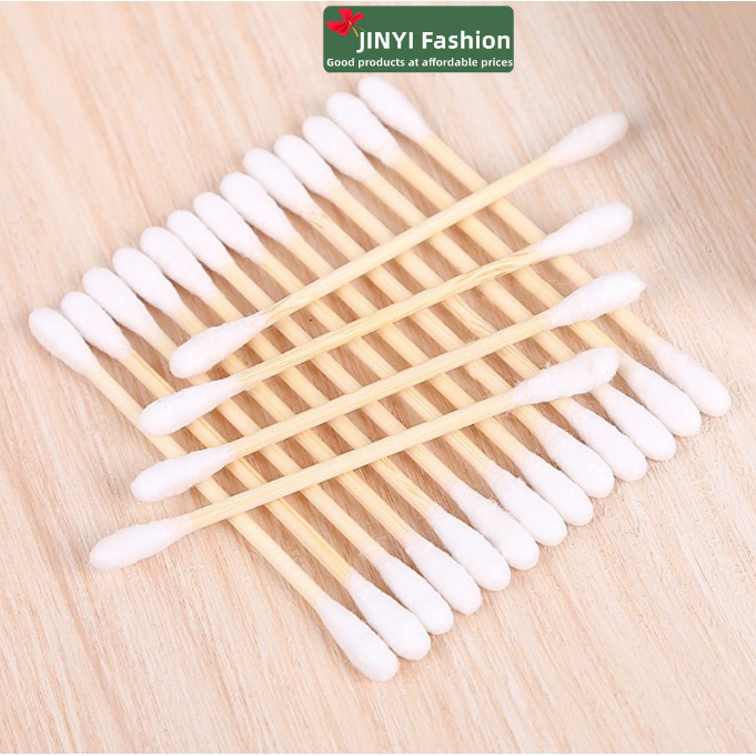 Set 100 Tăm Bông cotton Hai Đầu Dùng Một Lần Đa Năng Tiện Lợi