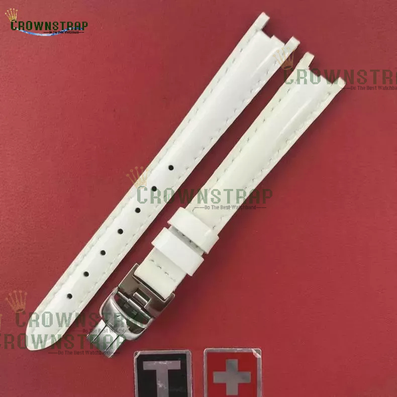 Dây Đeo Da 1853Trend Cho Đồng Hồ Tissot T094094210Dây Đeo Đồng Hồ Lấp Lánh 12mm Dành Cho Nữ