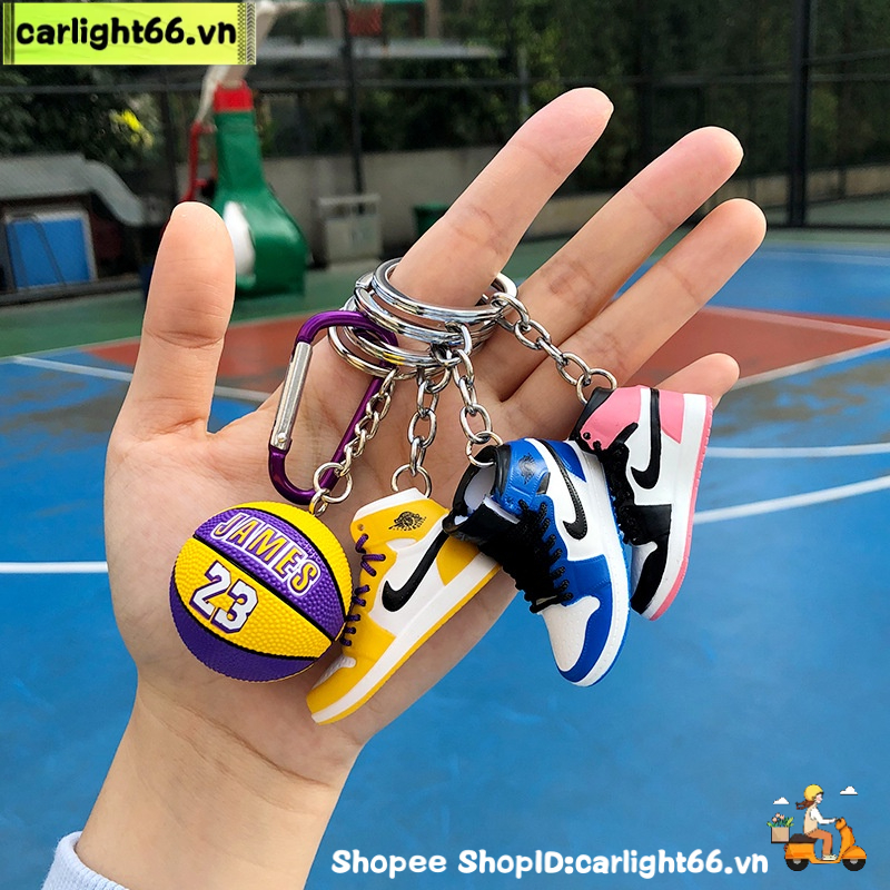 Móc Khóa Mini Hình Cầu Thủ Bóng Rổ NBA Kobe