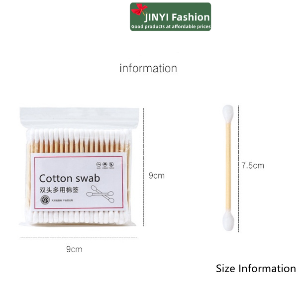 Set 100 Tăm Bông cotton Hai Đầu Dùng Một Lần Đa Năng Tiện Lợi