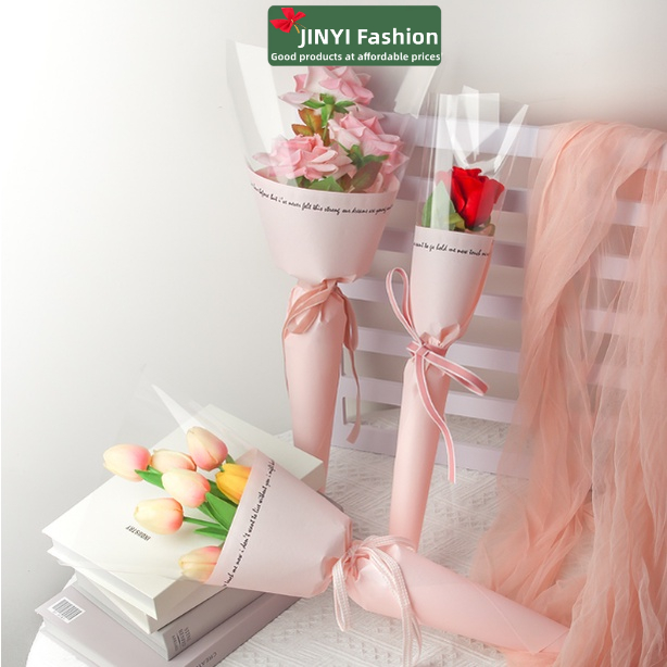 Cuộn Giấy Gói Hoa Hồng 30*51cm Trong Suốt