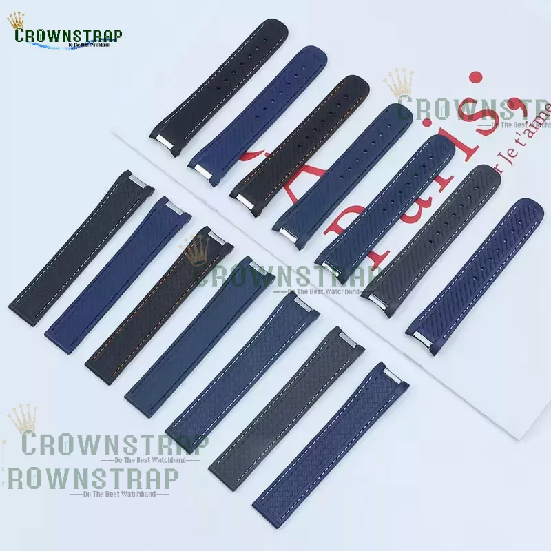 Yanmiga Dây Đeo Đồng Hồ Bằng Cao Su Silicon Hình Bướm Gập Lại Được 150 cosmos 20mm