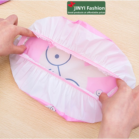 Mũ Trùm Tóc Khi Tắm Chống Thấm Nước In Họa Tiết Hoạt Hình Dễ Thương