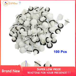 Bộ 100 Đinh Tán Nhựa 9Mm Cho Cửa Xe Hơi