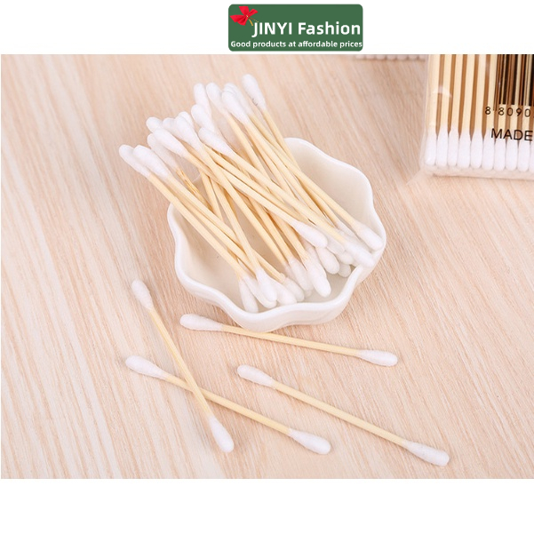 Set 100 Tăm Bông cotton Hai Đầu Dùng Một Lần Đa Năng Tiện Lợi