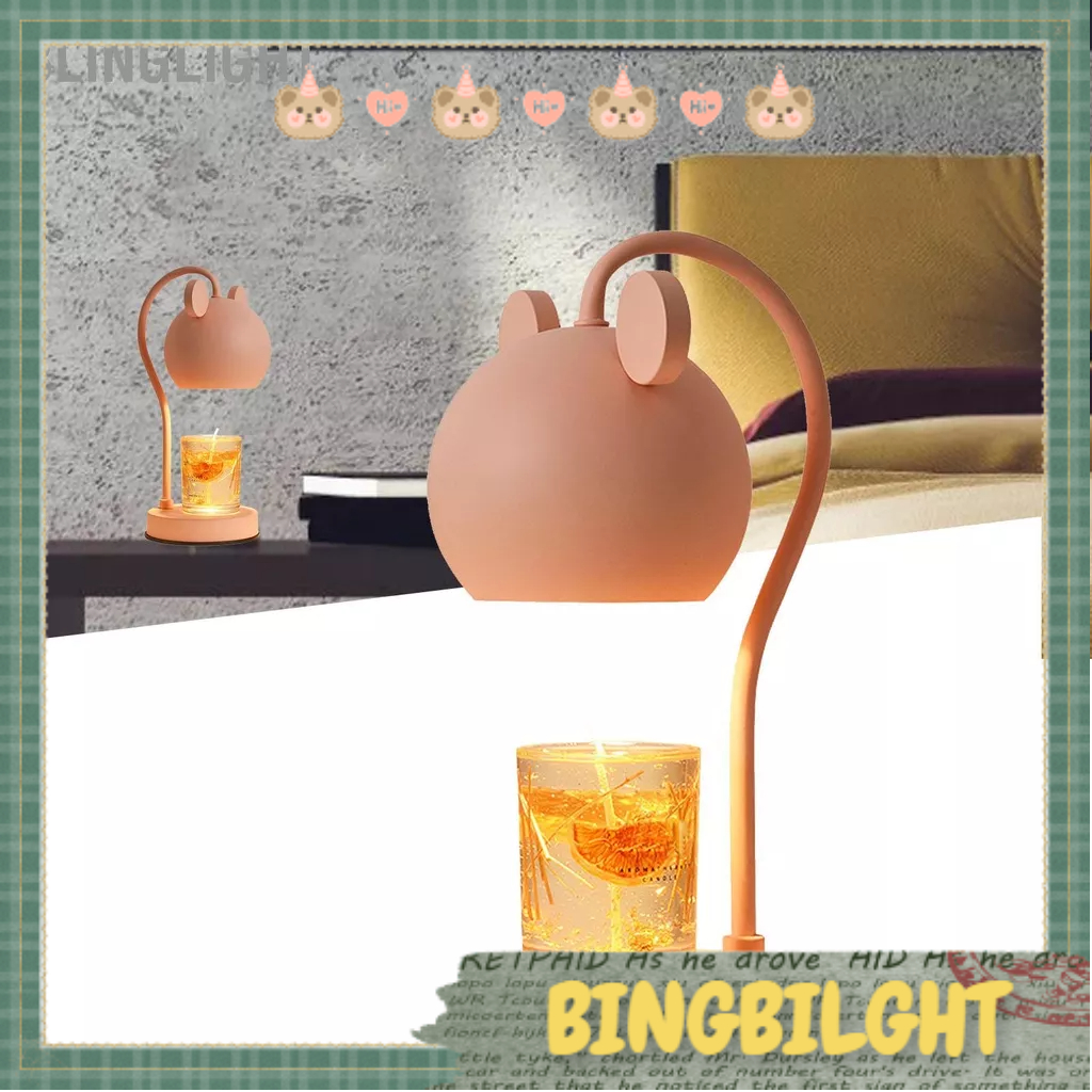 Blinglight Nến Thơm Đèn Có Thể Điều Chỉnh Mờ Sắt Hiện Đại Điện Dễ Thương Cho Bàn Làm Việc