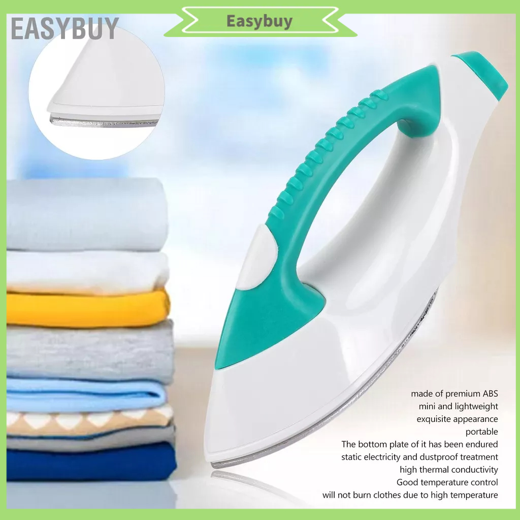 Bàn Là Điện Mini ABS Di Động Quần Áo Cầm Tay Máy Cho Ký Túc Xá Du Lịch Phích Cắm US 110V