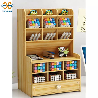 Hộp đựng bút bằng gỗ để bàn diy