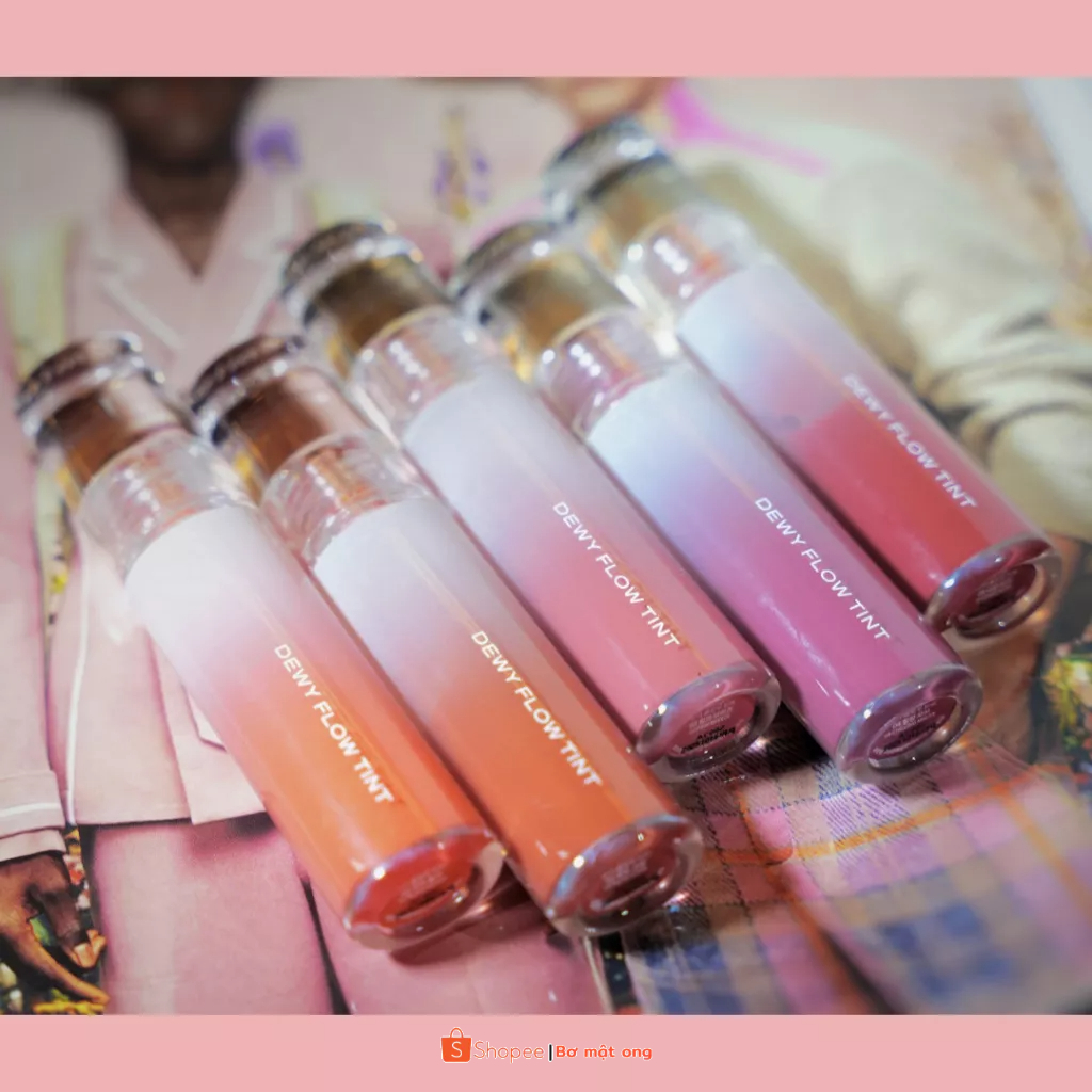 Son bóng siêu mỏng nhẹ cho đôi môi căng mọng Dewy Flow Tint Vegan 5g
