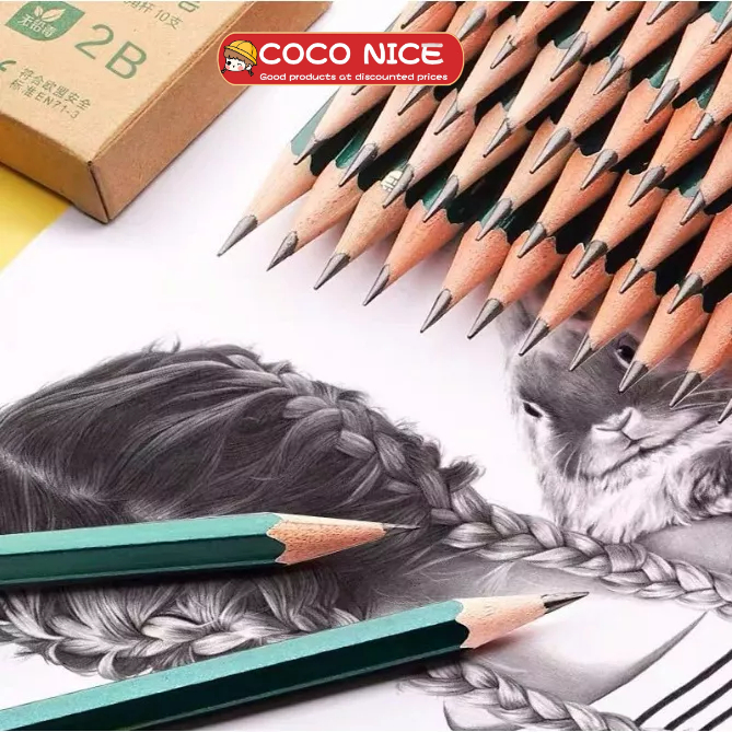 Bút Chì 2BHB 2B Vẽ Phác Thảo / HB Dành Cho Học Sinh