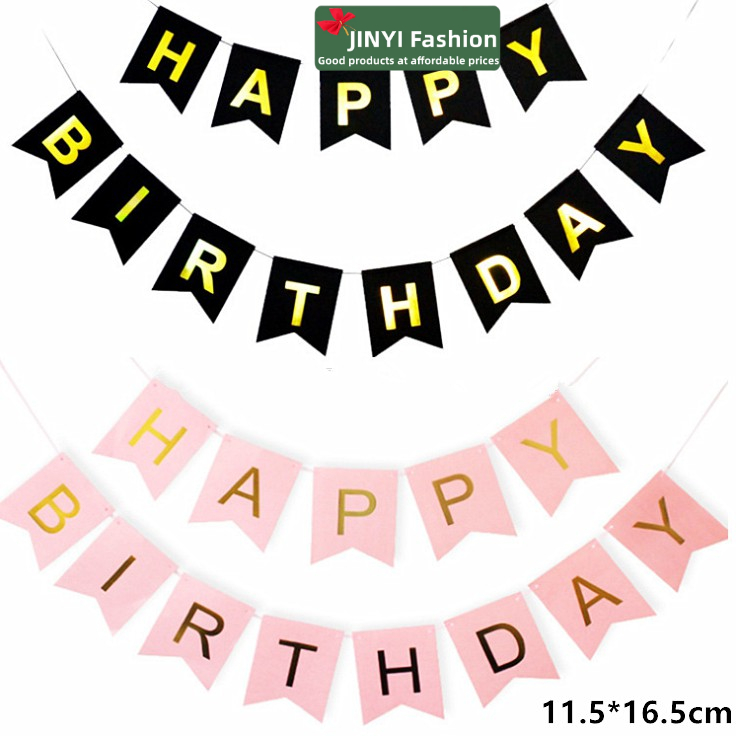 Dây Cờ Đuôi Cá Trang Trí Tiệc Sinh Nhật Độc Đáo