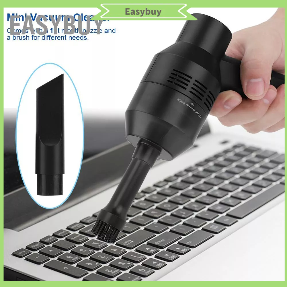 Easybuy Máy hút bụi mini USB cầm tay chạy điện cho bàn phím PC Xe hơi gia đình
