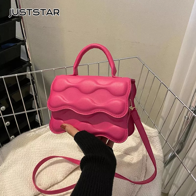 JUST STAR Túi Đeo Chéo Hình Vuông Nhỏ Đơn Giản Chất Lượng Cao Phong Cách Mới Hợp Thời Trang Và Đa Năng