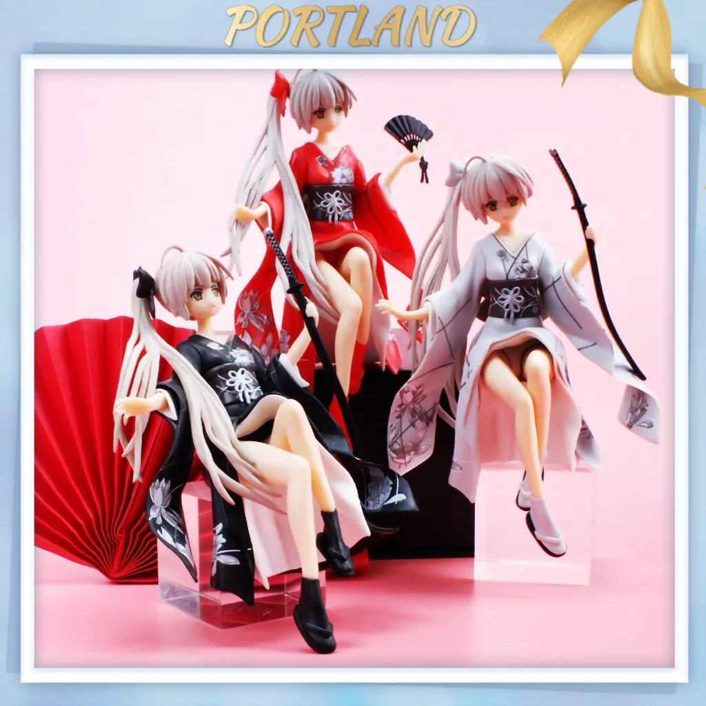 Portland Anime Bức Tượng An Toàn Dễ Thương Chi Tiết Tinh Tế Có Thể Tháo Rời Các Nhân Vật Nhật Bản Với Đế Màu Đen Cho Đồ Trang Trí Máy Tính Để Bàn