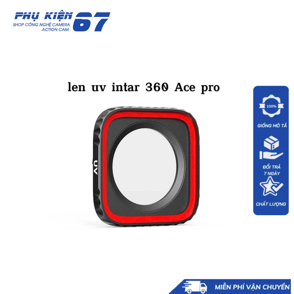 len uv intar 360 ACE pro  thay thế hình ảnh như len máy len instar 360 ace pro camera 1