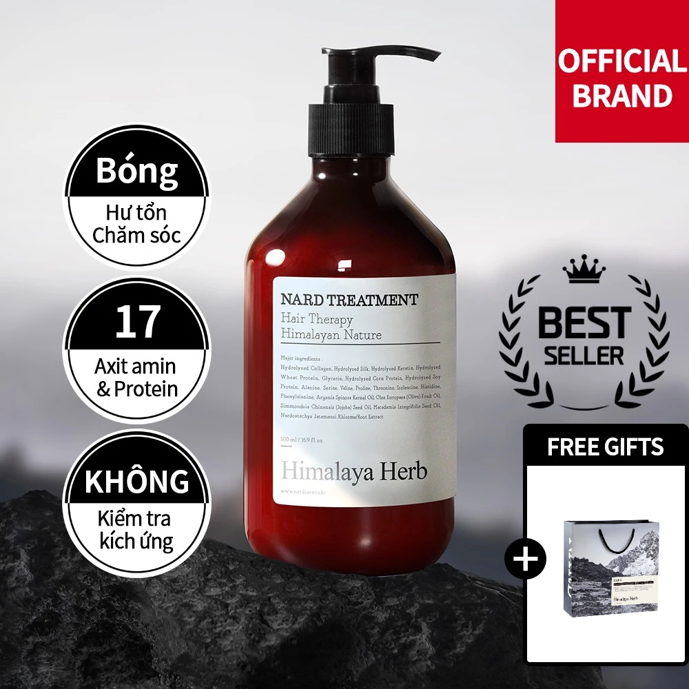 [NARD] Dầu xả dưỡng tóc 500ml - Chăm sóc tóc bóng mượt và đàn hồi cho mọi loại tóc
