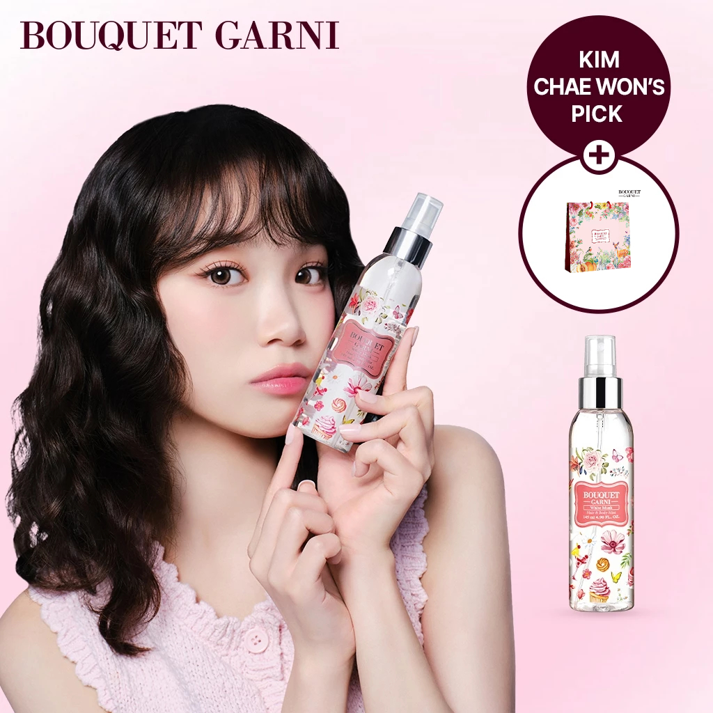 [KIM CHAEWON's Pick!] Bouquet Garni Hair & Body Mist Hương Nước Hoa Glow,145ml