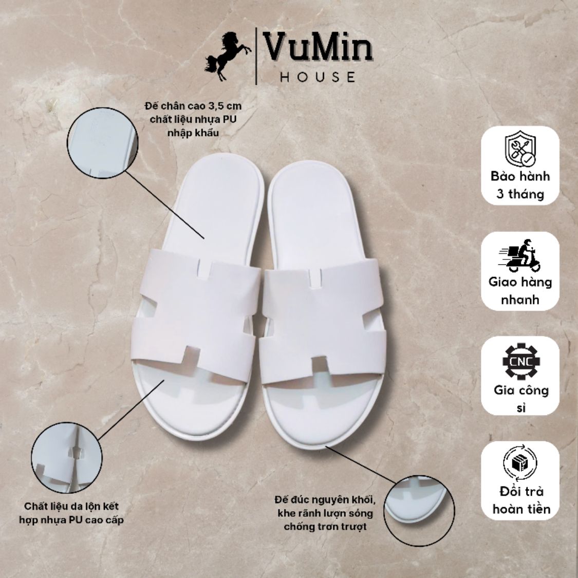 [Minh Vũ slipper Nam Nữ (36-45)]-Giảm 10,000 VNĐ cho đơn tối thiểu 20,000 VNĐ