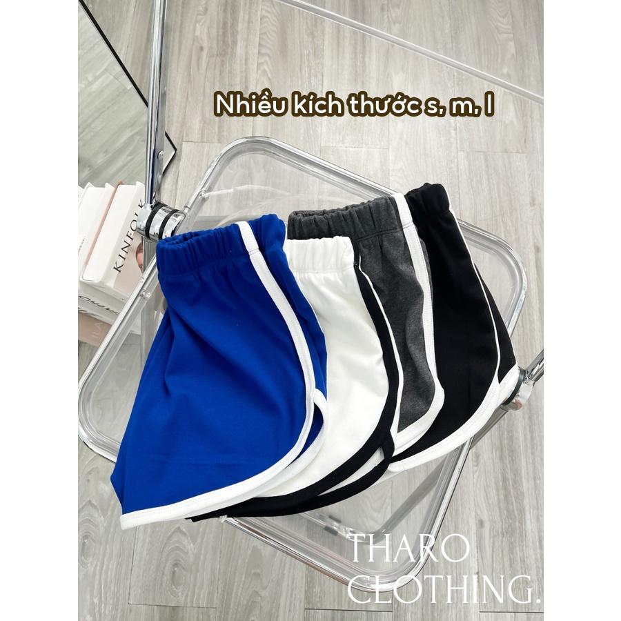 Quần Thun Đùi Viền Trắng, Nhiều Màu - Tharo Clothing [QUAN0030]